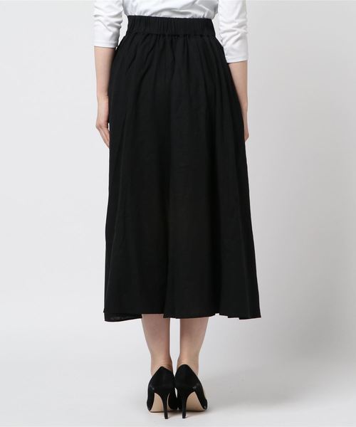 LOWRYS FARM（ローリーズファーム）の「マエボタンフレアスカート 789041（スカート・レディース・ブラック/グリーン/イエロー/ブルー・FREE）」の6枚目の写真