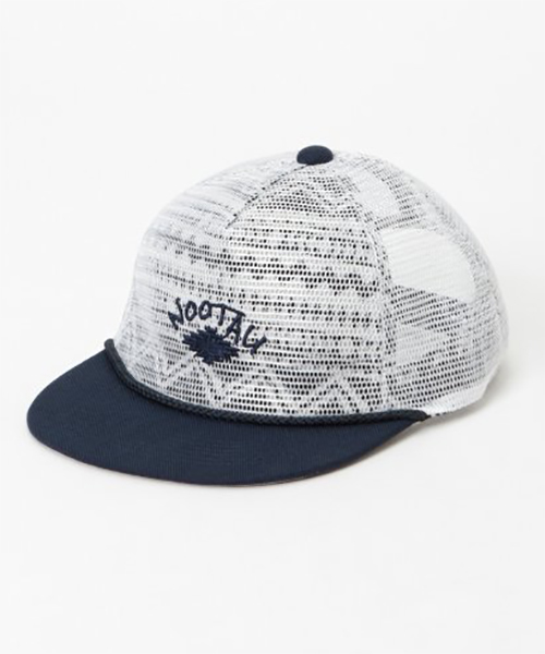 VENCEEXCHANGE（ヴァンスエクスチェンジ）の「オルテガメッシュ平ツバキャップ（キャップ・メンズ・ホワイト/ブラック/グレー・フリー）」の2枚目の写真