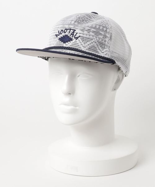 VENCEEXCHANGE（ヴァンスエクスチェンジ）の「オルテガメッシュ平ツバキャップ（キャップ・メンズ・ホワイト/ブラック/グレー・フリー）」の5枚目の写真