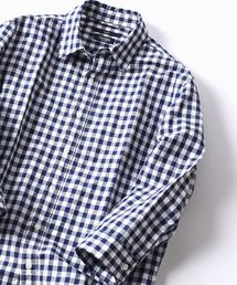 SC: MADE IN JAPAN Herdmans コットン/リネン 7スリーブ シャツ□