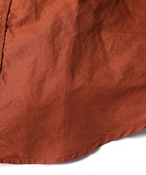 SHIPS（シップス）の「SC: MADE IN JAPAN Herdmans コットン/リネン 7スリーブ シャツ□（シャツ/ブラウス・メンズ・ホワイト/オリーブ/ネイビー/ライトブルー/オレンジ/その他/チャコールグレー/グリーン/コバルトブルー・SMALL/MEDIUM/LARGE/X-LARGE）」の15枚目の写真