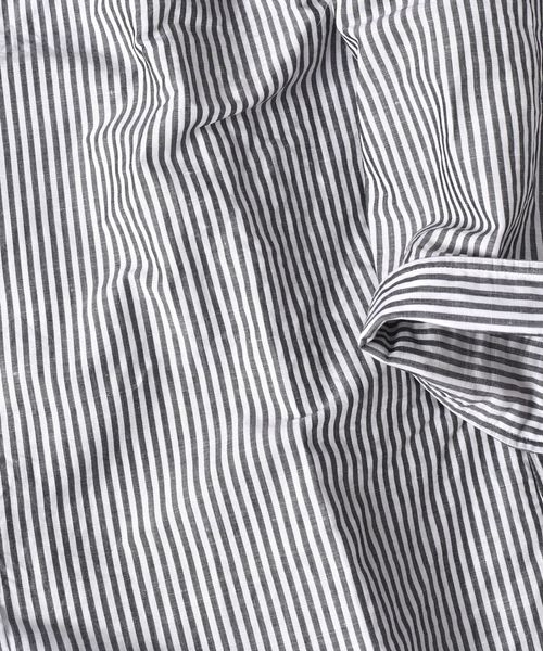 SHIPS（シップス）の「SC: MADE IN JAPAN Herdmans コットン/リネン 7スリーブ シャツ□（シャツ/ブラウス・メンズ・ホワイト/オリーブ/ネイビー/ライトブルー/オレンジ/その他/チャコールグレー/グリーン/コバルトブルー・SMALL/MEDIUM/LARGE/X-LARGE）」の20枚目の写真