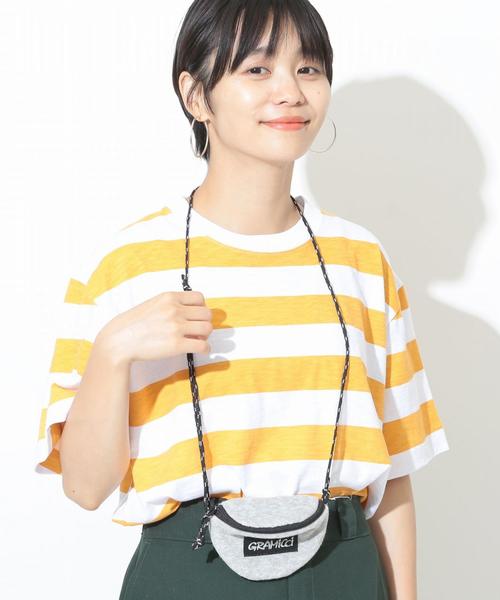 Gramicci（グラミチ）の「【WEB限定】Gramicci(グラミチ)別注パイルスーパーミニサコッシュバッグ（ショルダーバッグ・メンズ・パープル/グレー/ブラック/レッド・FREE）」の3枚目の写真