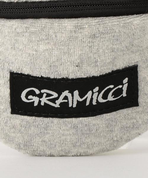 Gramicci（グラミチ）の「【WEB限定】Gramicci(グラミチ)別注パイルスーパーミニサコッシュバッグ（ショルダーバッグ・メンズ・パープル/グレー/ブラック/レッド・FREE）」の9枚目の写真