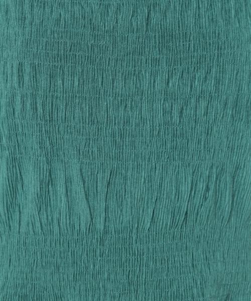 PAGEBOY（ページボーイ）の「シャーリングトップス（Tシャツ/カットソー・レディース・オフホワイト/ブラック/グリーン・FREE）」の14枚目の写真