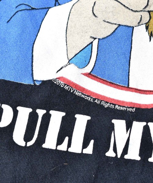 VINTAGE（ヴィンテージ）の「【ヴィンテージ古着】BEAVIS&BUTT-HEAD/ビーバス&バットヘッド Ｔシャツ（Tシャツ/カットソー・メンズ・ブラック・X-LARGE）」の2枚目の写真