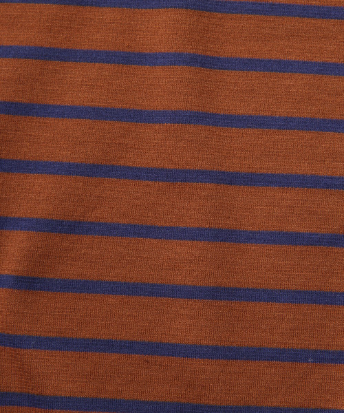 LOWRYS FARM（ローリーズファーム）の「ボーダーウシロアキプルオーバー　813817（Tシャツ/カットソー・レディース・ブラウン/オフホワイト/ブラック・LARGE/MEDIUM）」の14枚目の写真