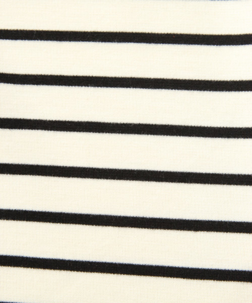 LOWRYS FARM（ローリーズファーム）の「ボーダーウシロアキプルオーバー　813817（Tシャツ/カットソー・レディース・ブラウン/オフホワイト/ブラック・LARGE/MEDIUM）」の15枚目の写真