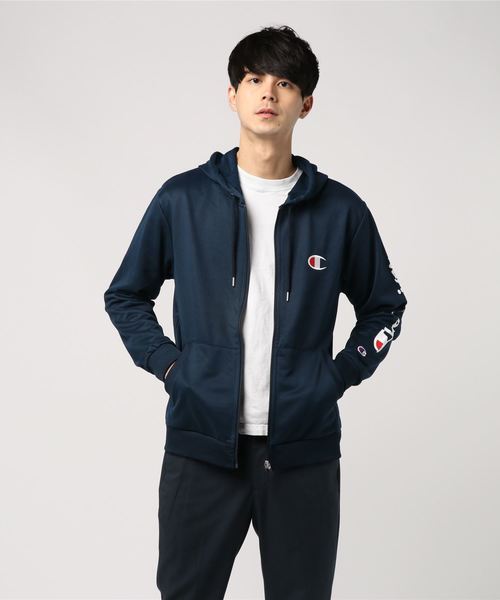 Champion(チャンピオン)の「【Champion/チャンピオン】メンズ TRAINING ジップパーカー(パーカー・メンズ・ホワイト/ブラック/ネイビー/グレー/カーキ/レッド系その他6・MEDIUM/LARGE/X-LARGE/SMALL/XX-LARGE)」の1枚目の写真