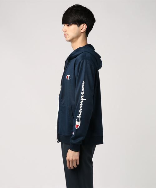 Champion(チャンピオン)の「【Champion/チャンピオン】メンズ TRAINING ジップパーカー(パーカー・メンズ・ホワイト/ブラック/ネイビー/グレー/カーキ/レッド系その他6・MEDIUM/LARGE/X-LARGE/SMALL/XX-LARGE)」の7枚目の写真