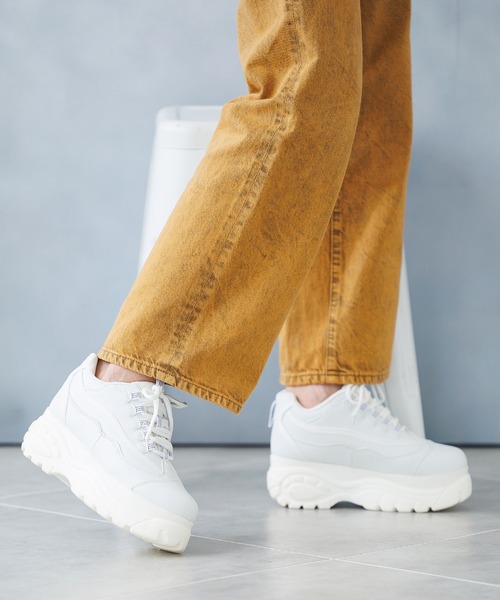 attagirl（アタガール）の「厚底レースアップスニーカー（スニーカー・レディース・ホワイト系その他/ブラック/シルバー/ベージュ/ゼブラ/ホワイト/ピンク/シルバー系その他/ホワイト系その他3/ブラック系その他3/シルバー系その他2・LL/S/M/L/3L）」の14枚目の写真