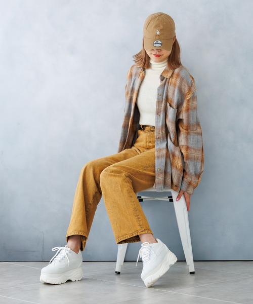 attagirl（アタガール）の「厚底レースアップスニーカー（スニーカー・レディース・ホワイト系その他/ブラック/シルバー/ベージュ/ゼブラ/ホワイト/ピンク/シルバー系その他/ホワイト系その他3/ブラック系その他3/シルバー系その他2・LL/S/M/L/3L）」の18枚目の写真