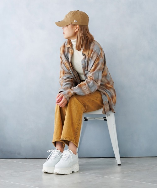 attagirl（アタガール）の「厚底レースアップスニーカー（スニーカー・レディース・ホワイト系その他/ブラック/シルバー/ベージュ/ゼブラ/ホワイト/ピンク/シルバー系その他/ホワイト系その他3/ブラック系その他3/シルバー系その他2・LL/S/M/L/3L）」の20枚目の写真