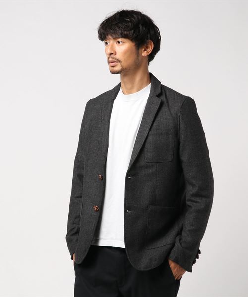 おしゃれスタ（オシャレスタ）の「ツイードテーラードジャケット(IR)（テーラードジャケット・メンズ・A/B/C/D・M/L/XL）」の9枚目の写真