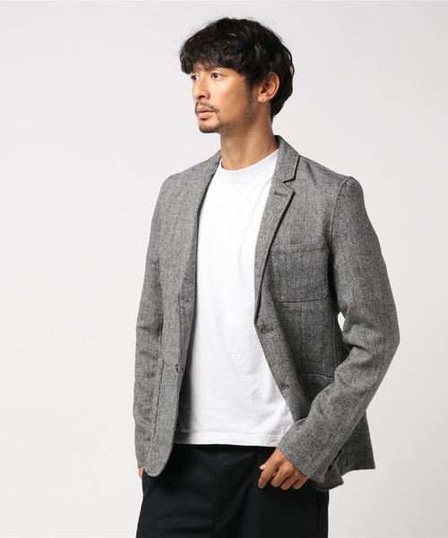 おしゃれスタ（オシャレスタ）の「ツイードテーラードジャケット(IR)（テーラードジャケット・メンズ・A/B/C/D・M/L/XL）」の10枚目の写真