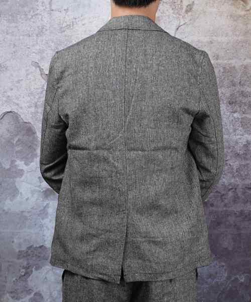 おしゃれスタ（オシャレスタ）の「ツイードテーラードジャケット(IR)（テーラードジャケット・メンズ・A/B/C/D・M/L/XL）」の17枚目の写真