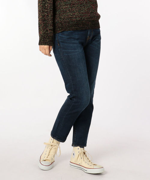 fredy repit（フレディレピ）の「スリムデニムパンツ（デニムパンツ・レディース・ライトブルー/ネイビー・38/36/34）」の2枚目の写真