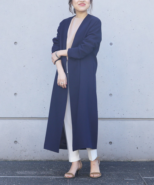 美品 リエス liesse ノーカラージャケット スーツ コート イエナ V