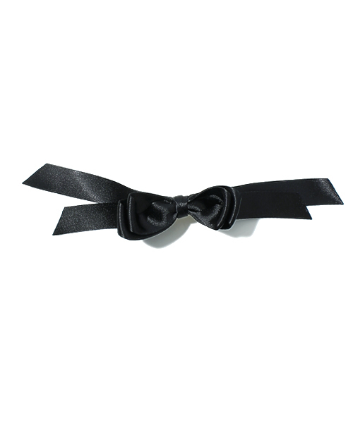 Ray BEAMS（レイビームス）の「△CLEF CLE / サテンリボン バレッタ（バレッタ/ヘアクリップ・レディース・ブラック/ブルー系その他・ONE SIZE）」の2枚目の写真