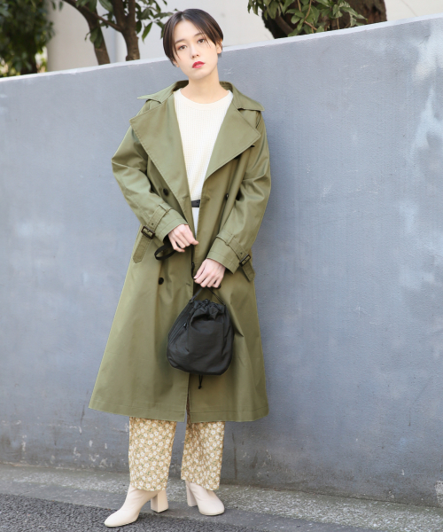 LOWRYS FARM（ローリーズファーム）の「フラワーハイウエストパンツ　824890（その他パンツ・レディース・ブラック/ベージュ・FREE）」の10枚目の写真