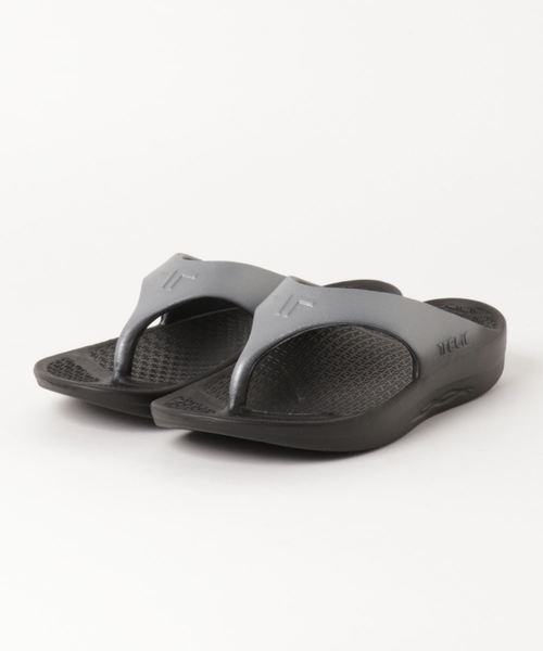 TELIC(テリック)の「【TELIC】テリック フリップフロップ(GRADATION)(サンダル)」|ブラック×グレー
