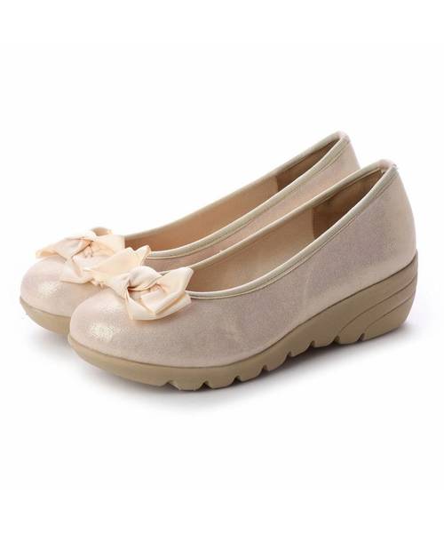 minky me!（ミンキーミー）の「ふかふかクッション軽量リボンウェッジパンプス（パンプス・レディース・シルバー/レッド系その他2/ブラック/グレー系その他7・LL/L/M/S）」の15枚目の写真