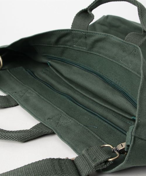 meJane(ミージェーン)の「2WAY/帆布トートバック(トートバッグ・レディース・ブラック/オフホワイト/カーキ・フリー)」の6枚目の写真