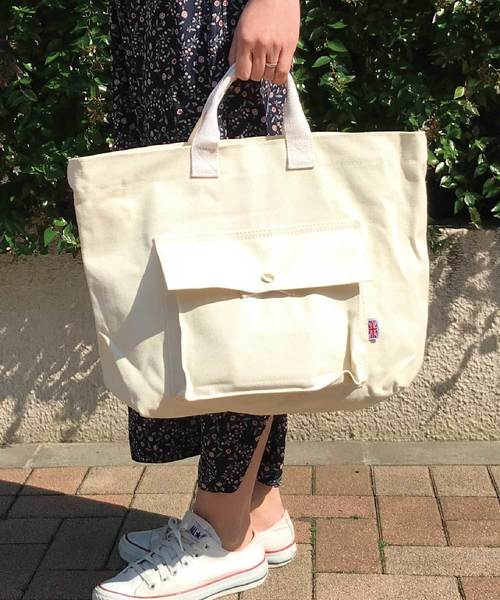 meJane(ミージェーン)の「2WAY/帆布トートバック(トートバッグ・レディース・ブラック/オフホワイト/カーキ・フリー)」の1枚目の写真