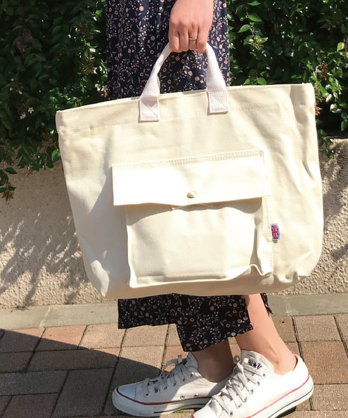 meJane(ミージェーン)の「2WAY/帆布トートバック(トートバッグ・レディース・ブラック/オフホワイト/カーキ・フリー)」の18枚目の写真