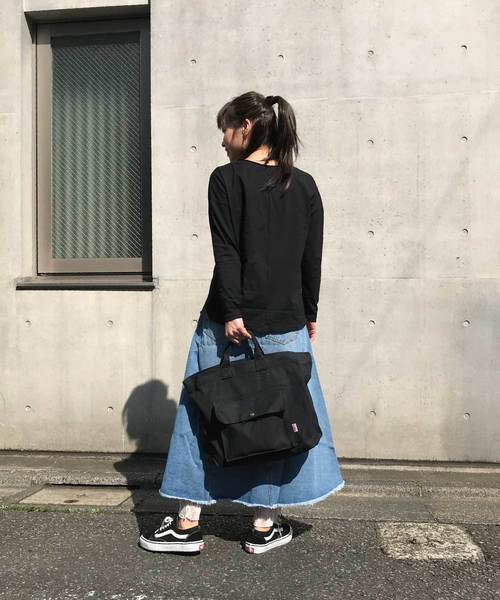 meJane(ミージェーン)の「2WAY/帆布トートバック(トートバッグ・レディース・ブラック/オフホワイト/カーキ・フリー)」の12枚目の写真