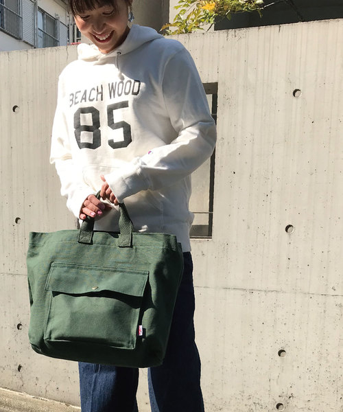 meJane(ミージェーン)の「2WAY/帆布トートバック(トートバッグ・レディース・ブラック/オフホワイト/カーキ・フリー)」の13枚目の写真