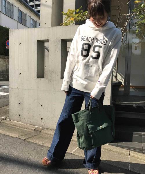 meJane(ミージェーン)の「2WAY/帆布トートバック(トートバッグ・レディース・ブラック/オフホワイト/カーキ・フリー)」の15枚目の写真