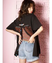 jouetie | バックオープンカラーT(Tシャツ/カットソー)