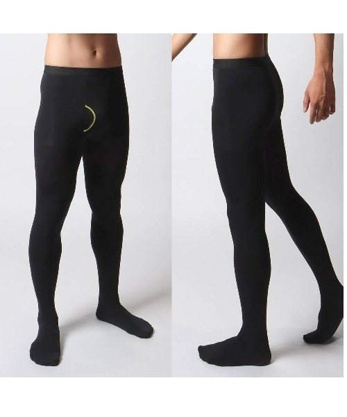 SmooFit Tights 消臭効果 静電防止加工 80デニール メンズタイツ