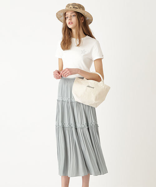 JILL STUART（ジルスチュアート）の「◆サラストローハット（ハット・レディース・ベージュ・ﾌﾘ-）」の4枚目の写真