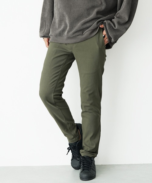 MinoriTY（マイノリティ）の「【MinoriTY】スーパーストレッチ素材"ゆるピタ"スキニーパンツ メンズ 春服（その他パンツ・メンズ・ブラック/ベージュ/ネイビー/ブラウン/オリーブ/インディゴブルー/ブルー/カーキ/ブラック系その他/ライトブルーグレー/ベージュ系その他/ブラック系1/ベージュ系1/カーキ系1・S/M/L/XL）」の11枚目の写真