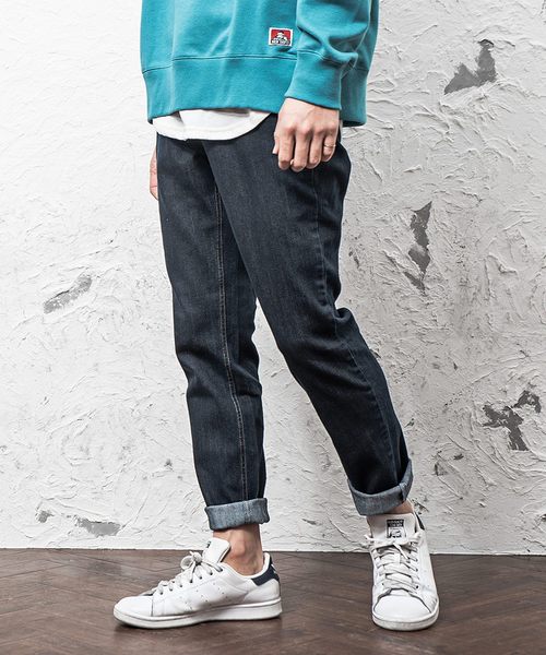 MinoriTY（マイノリティ）の「ゆるフィット ストレッチスキニーパンツ（その他パンツ・メンズ・ブラック/ベージュ/ネイビー/ブラウン/オリーブ/インディゴブルー/ブルー/カーキ/ブラック系その他/ライトブルーグレー/ベージュ系その他・S/M/L/XL）」の10枚目の写真