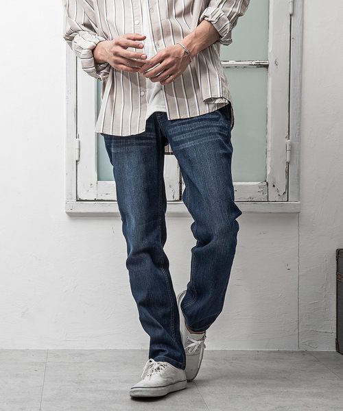 MinoriTY（マイノリティ）の「ゆるフィット ストレッチスキニーパンツ（その他パンツ・メンズ・ブラック/ベージュ/ネイビー/ブラウン/オリーブ/インディゴブルー/ブルー/カーキ/ブラック系その他/ライトブルーグレー/ベージュ系その他・S/M/L/XL）」の11枚目の写真