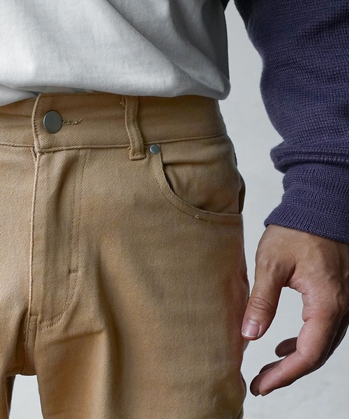 MinoriTY（マイノリティ）の「ゆるフィット ストレッチスキニーパンツ（その他パンツ・メンズ・ブラック/ベージュ/ネイビー/ブラウン/オリーブ/インディゴブルー/ブルー/カーキ/ブラック系その他/ライトブルーグレー/ベージュ系その他・S/M/L/XL）」の19枚目の写真