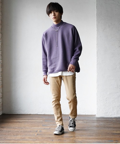 MinoriTY（マイノリティ）の「ゆるフィット ストレッチスキニーパンツ（その他パンツ・メンズ・ブラック/ベージュ/ネイビー/ブラウン/オリーブ/インディゴブルー/ブルー/カーキ/ブラック系その他/ライトブルーグレー/ベージュ系その他・S/M/L/XL）」の15枚目の写真