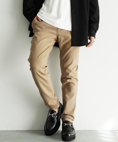 MinoriTY（マイノリティ）の「【MinoriTY】スーパーストレッチ素材"ゆるピタ"スキニーパンツ メンズ 春服（その他パンツ・メンズ・ブラック/ベージュ/ネイビー/ブラウン/オリーブ/インディゴブルー/ブルー/カーキ/ブラック系その他/ライトブルーグレー/ベージュ系その他/ブラック系1/ベージュ系1/カーキ系1・S/M/L/XL）」の21枚目の写真