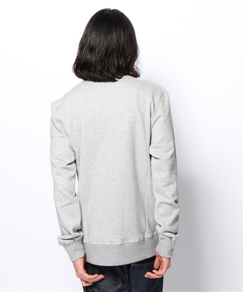 WHO'S WHO gallery（フーズフーギャラリー）の「MA-1ポケットクルーネック（スウェット・メンズ・グレー/アイボリー・LARGE/MEDIUM）」の8枚目の写真