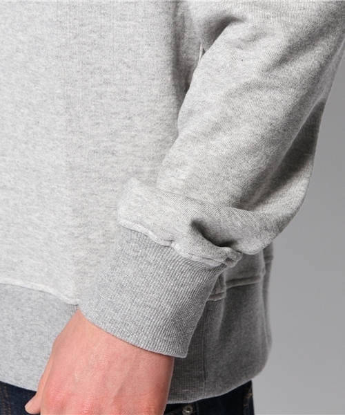 WHO'S WHO gallery（フーズフーギャラリー）の「MA-1ポケットクルーネック（スウェット・メンズ・グレー/アイボリー・LARGE/MEDIUM）」の10枚目の写真