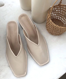 chuclla | 【chuclla】スクエアトゥ ローヒール シューズ chw782(サンダル)