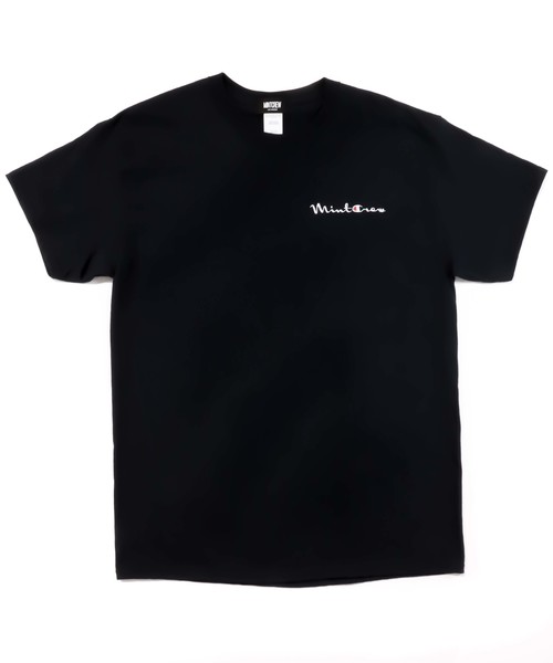 MINTCREW（ミントクルー）の「『MINTCREW』MINTCREW LOGO Tee / ミントクルー ワンポイント ロゴ Tシャツ（Tシャツ/カットソー・メンズ・ホワイト/ブラック/オレンジ/グリーン/イエロー/ライトイエロー・SMALL/MEDIUM/LARGE/X-LARGE/XX-LARGE）」の3枚目の写真