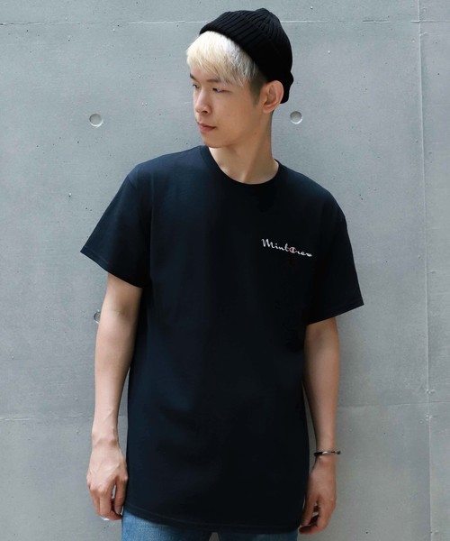 MINTCREW（ミントクルー）の「『MINTCREW』MINTCREW LOGO Tee / ミントクルー ワンポイント ロゴ Tシャツ（Tシャツ/カットソー・メンズ・ホワイト/ブラック/オレンジ/グリーン/イエロー/ライトイエロー・SMALL/MEDIUM/LARGE/X-LARGE/XX-LARGE）」の16枚目の写真