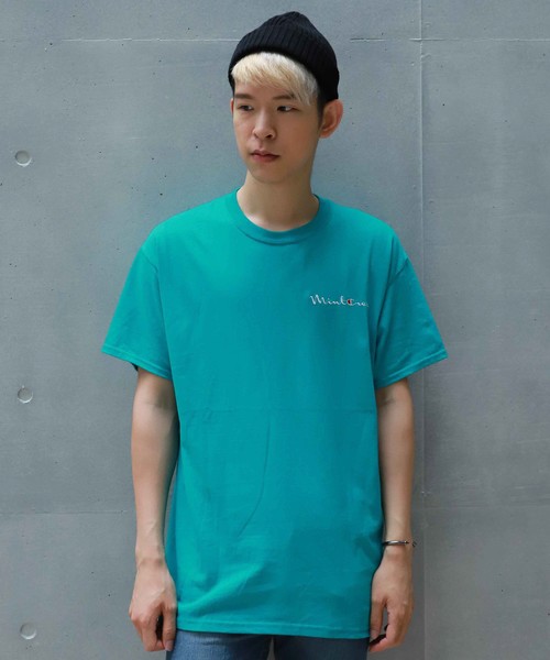 MINTCREW（ミントクルー）の「『MINTCREW』MINTCREW LOGO Tee / ミントクルー ワンポイント ロゴ Tシャツ（Tシャツ/カットソー・メンズ・ホワイト/ブラック/オレンジ/グリーン/イエロー/ライトイエロー・SMALL/MEDIUM/LARGE/X-LARGE/XX-LARGE）」の11枚目の写真