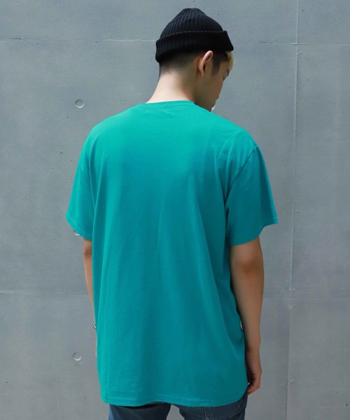 MINTCREW（ミントクルー）の「『MINTCREW』MINTCREW LOGO Tee / ミントクルー ワンポイント ロゴ Tシャツ（Tシャツ/カットソー・メンズ・ホワイト/ブラック/オレンジ/グリーン/イエロー/ライトイエロー・SMALL/MEDIUM/LARGE/X-LARGE/XX-LARGE）」の9枚目の写真