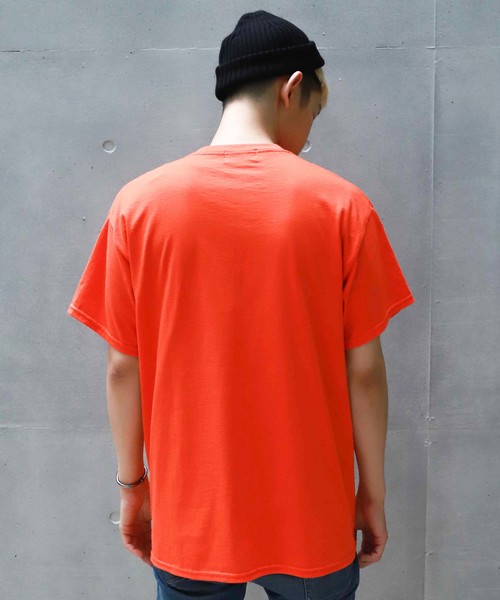 MINTCREW（ミントクルー）の「『MINTCREW』MINTCREW LOGO Tee / ミントクルー ワンポイント ロゴ Tシャツ（Tシャツ/カットソー・メンズ・ホワイト/ブラック/オレンジ/グリーン/イエロー/ライトイエロー・SMALL/MEDIUM/LARGE/X-LARGE/XX-LARGE）」の10枚目の写真