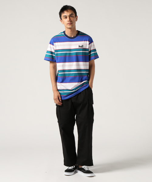 HUF(ハフ)の「HUF/ハフ: UPLAND SS KNIT TOP Tシャツ(Tシャツ/カットソー・メンズ・ブラック/ブルー系その他・MEDIUM/LARGE)」の3枚目の写真